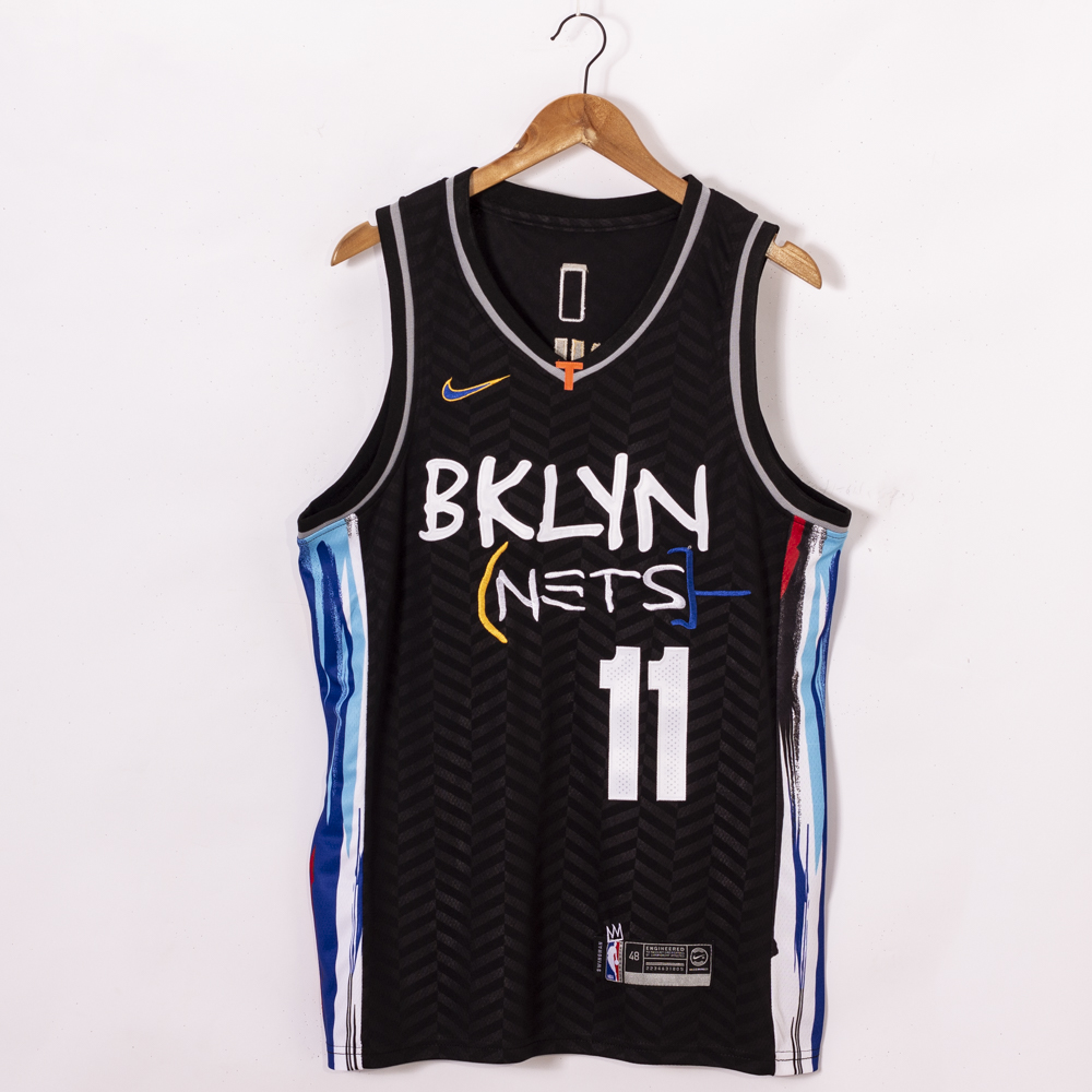 Men Brooklyn Nets 11 Irving black Home Stitched NBA Jersey